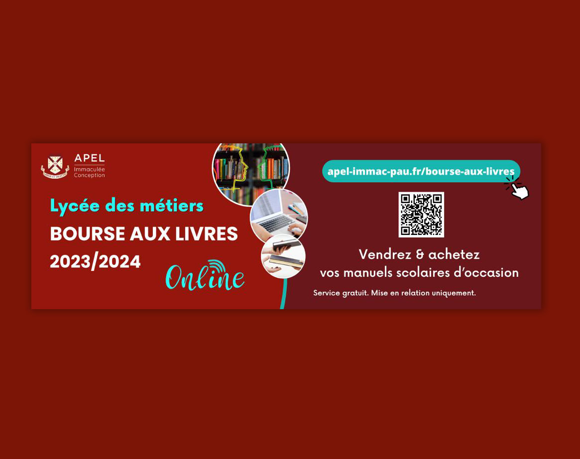 Bourse aux livres Lycée des Métiers | APEL Immac Pau
